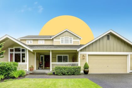 A house on a sunny day