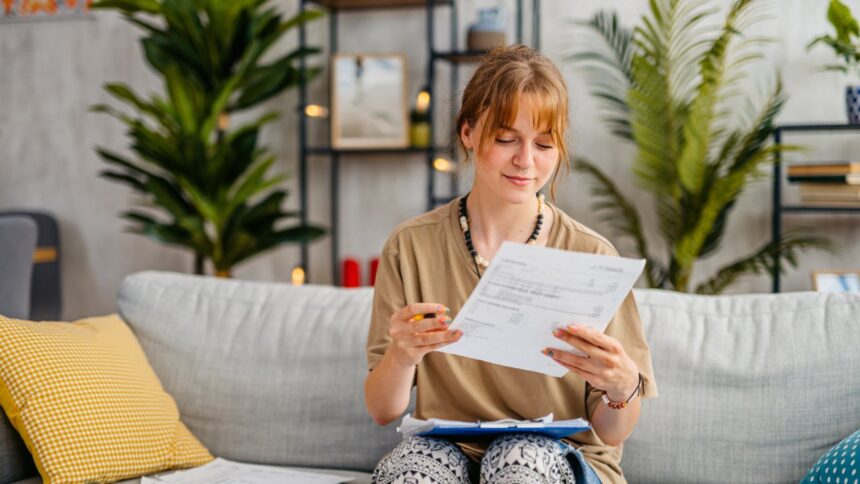 Where is the account number and routing number for the check?