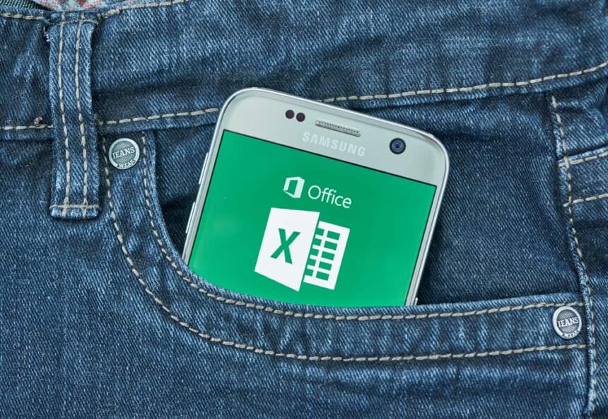 how to make a budget in excel MONTREAL, CANADA - OCTOBER 10 2017 Microsoft Excel android application on Samsung S7. Microsoft Excel is a spreadsheet developed by Microsoft for Windows, macOS, Android and iOS